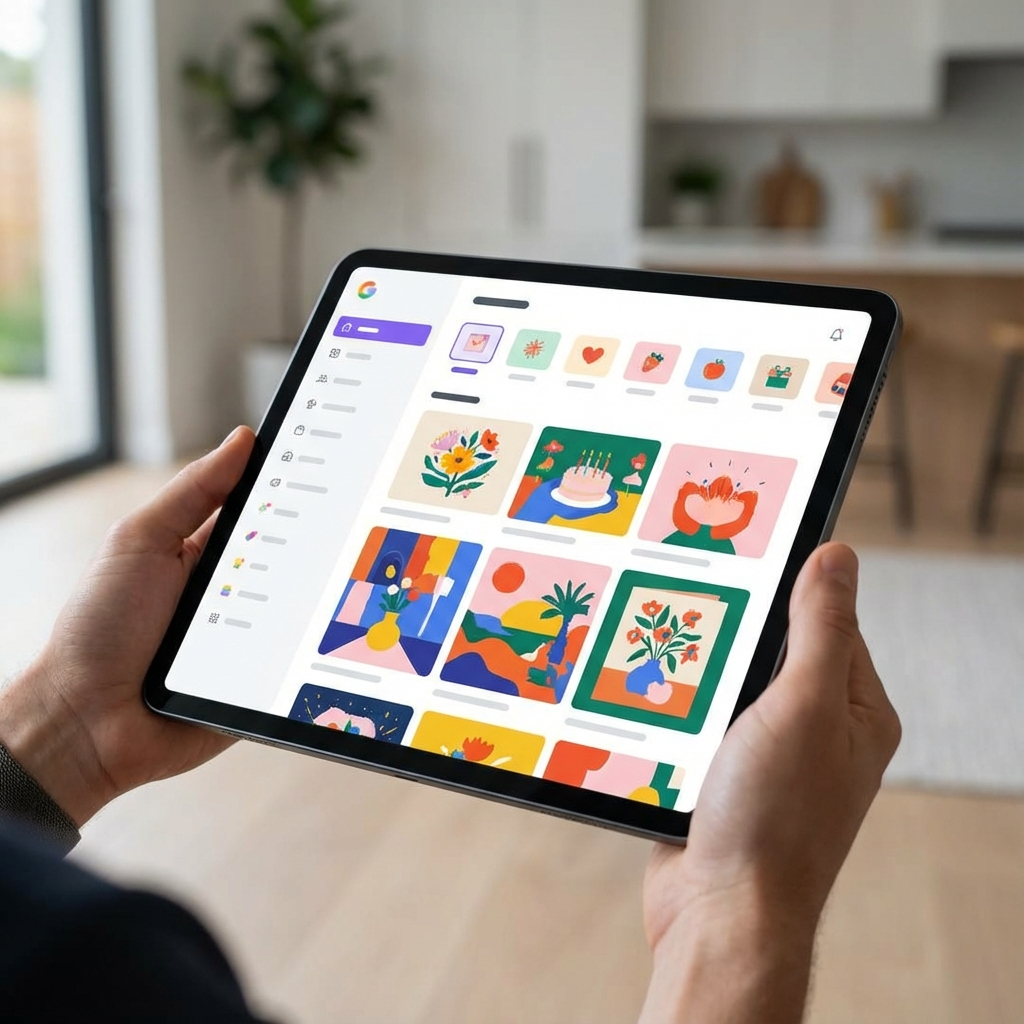 Create or choose your digital card